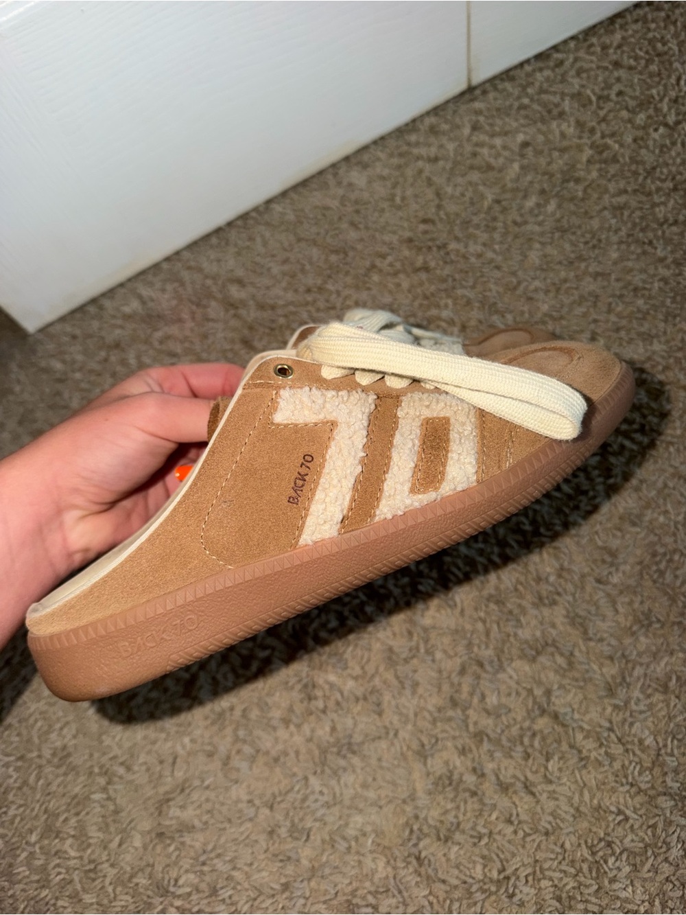 back 70 easter mule sneakers